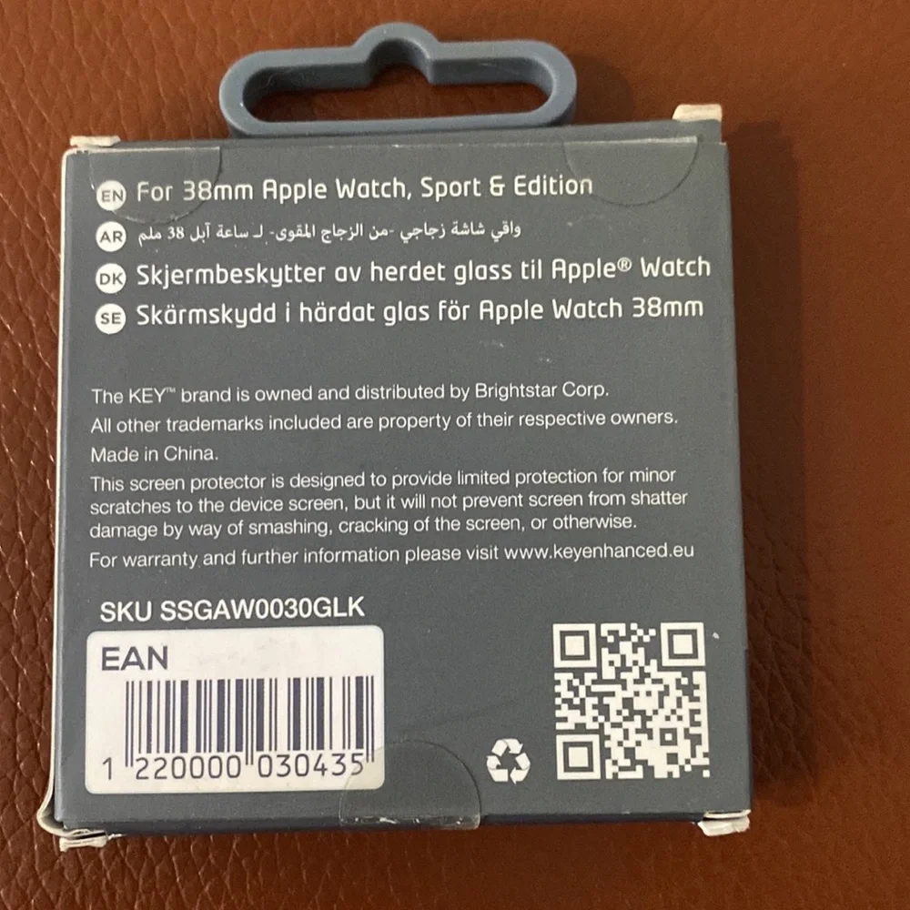 Key Tempered Glass Screen Protector for Apple Watch - Picture 2 of 2